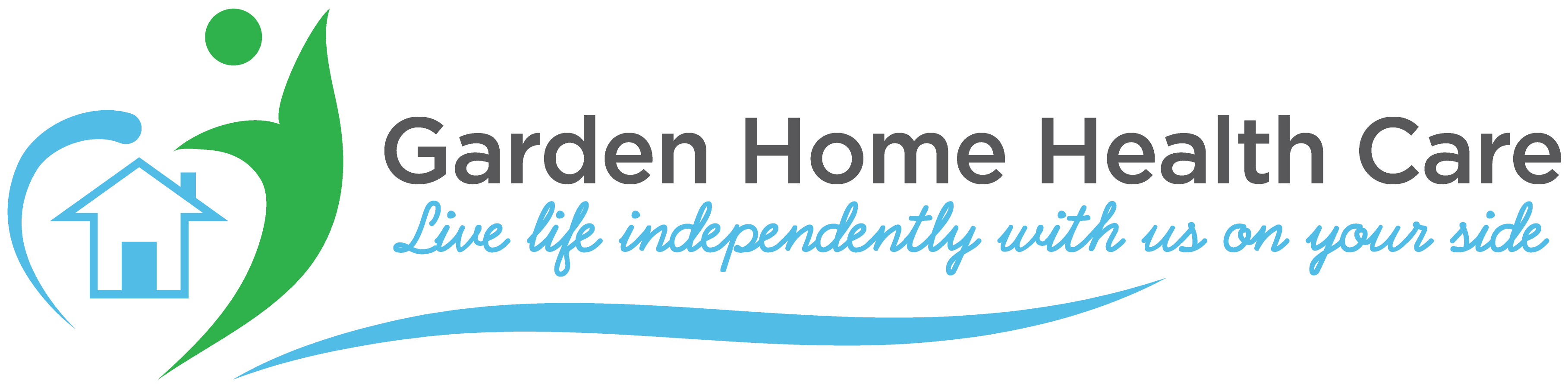 Garden Home Health Care logo featuring a harmonious design symbolizing compassion, wellness, and professional home healthcare services