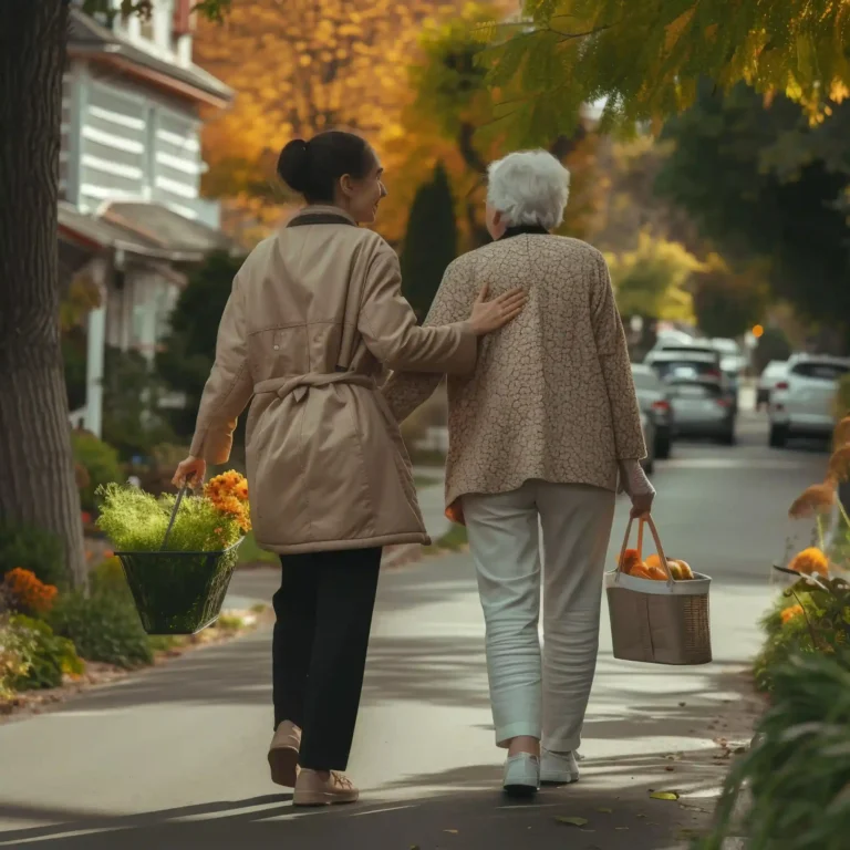 A vibrant community coming together to provide care and support, showcasing kindness, connection, and a strong sense of belonging.